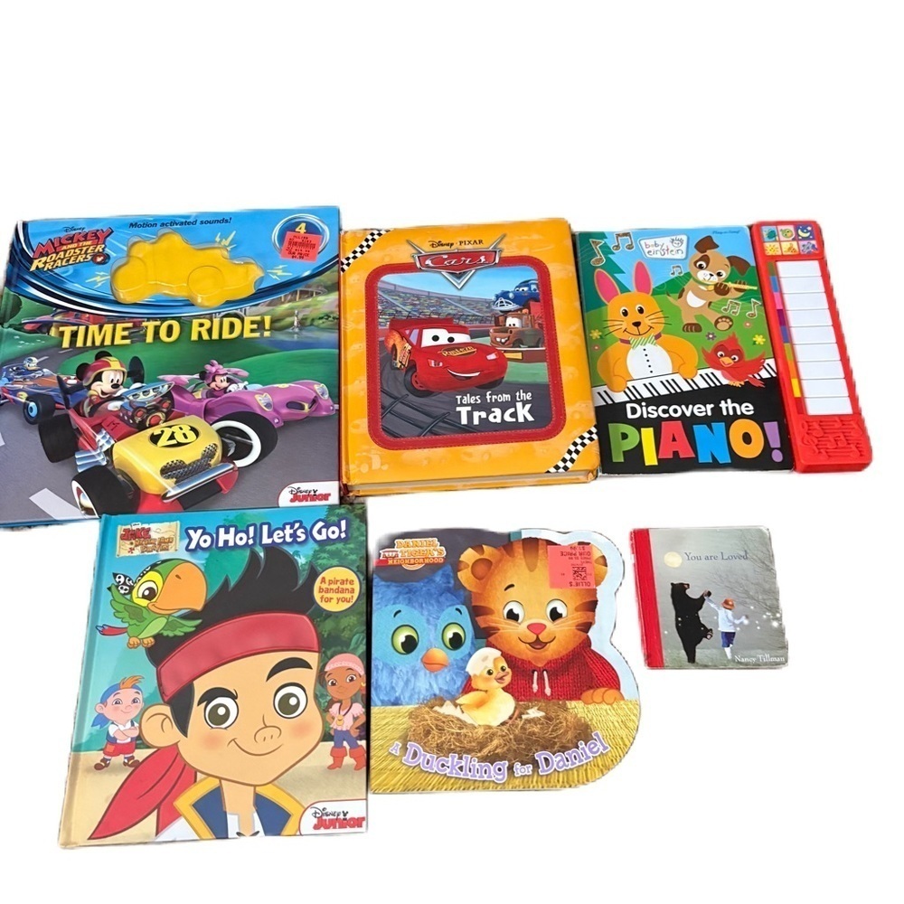 Disney Colorful Kids' Book Collection Instant Library Bundle Hardcover